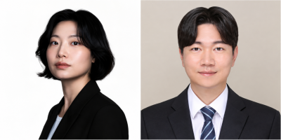 유럽연합(EU)의 호라이즌 유럽 첨단 로봇 국제공동연구에 참여하는 송가혜 한국과학기술연구원(KIST) 지능·인터랙션연구센터 책임연구원(왼쪽)과 류강현 선임연구원. 송 책임연구원이 연구책임자를 맡아 소프트 그리퍼와 비전 AI 핵심기술 개발을 이끈다. 한국과학기술연구원 제공