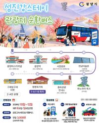 섬진강 4개 시군 관광순환버스 홍보포스터. 광양시 제공