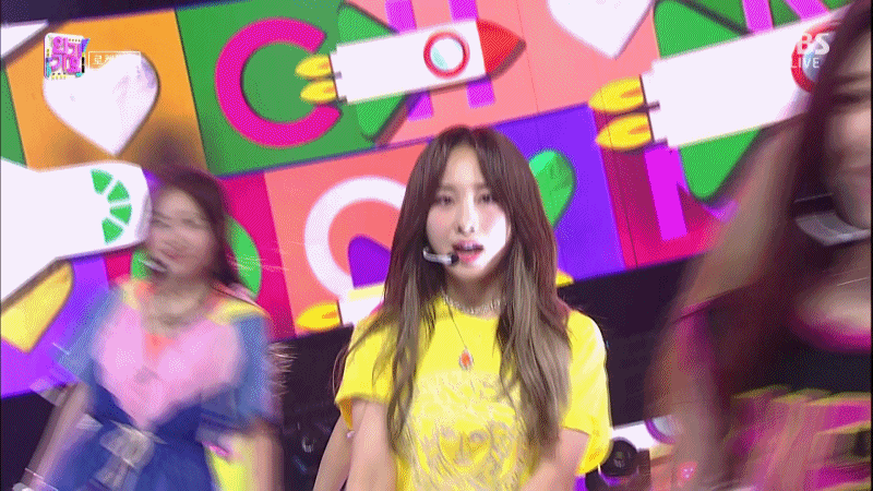 로켓펀치 190818 인기가요 쥬리 윙크 모음