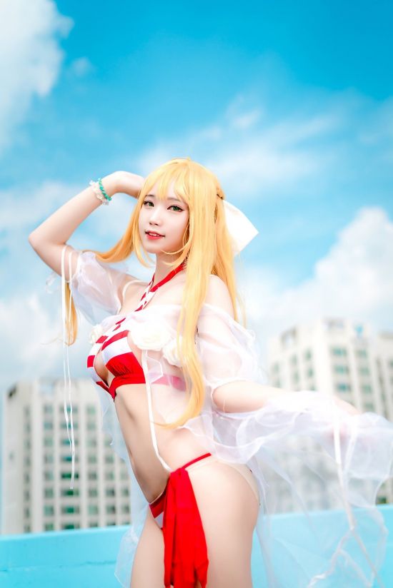 인형녀 FGO 캐스터 네로 코스프레