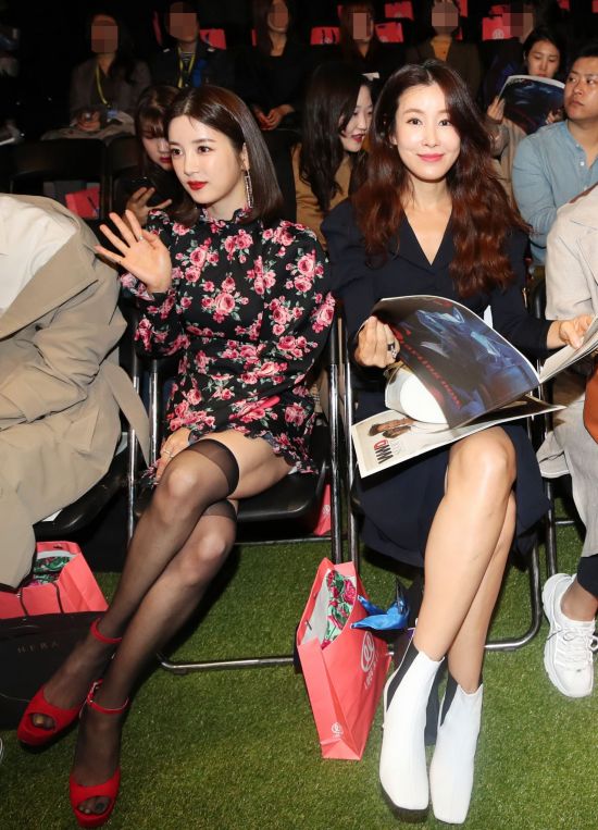 에이핑크 박초롱, 각선미에 흠집낸 '반 스타킹'