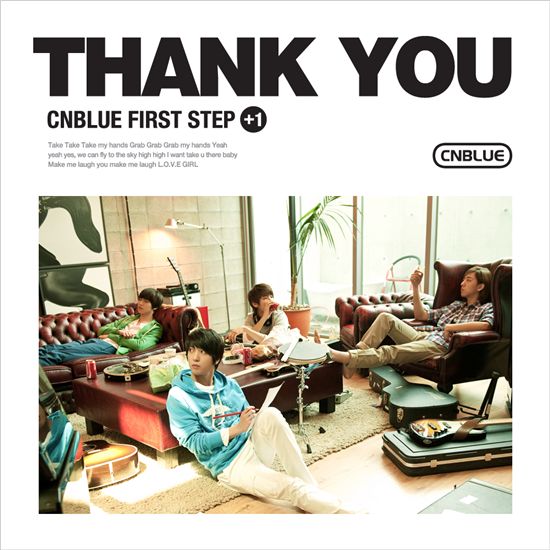 Album cover of CNBLUE's "FIRST STEP +1(PLUS ONE)" [FNC Music]