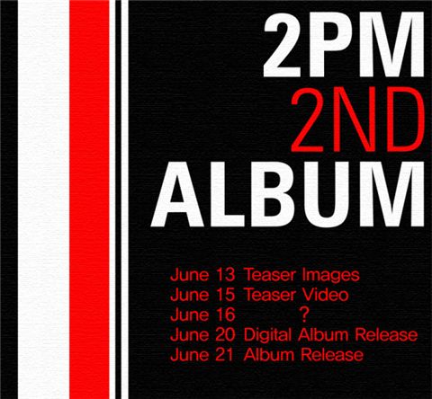 Schedule regarding 2PM's upcoming release [JYP Entertainment's official Twitter account]