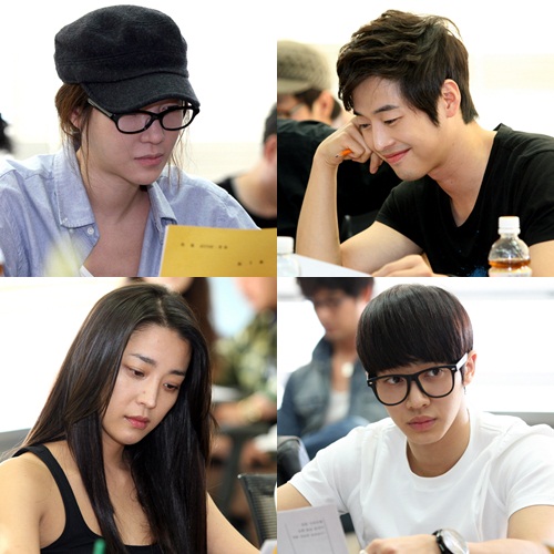 "Flower, Me Too" cast (from top left to right) E Ji-ah, Kim Jae-won, Ha Go-eun and BEAST's Gi-kwang [MBC] 