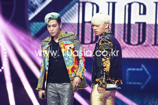 Big Bang member T.O.P (left) and Daesung (right) [Chae Ki-won/10Asia]