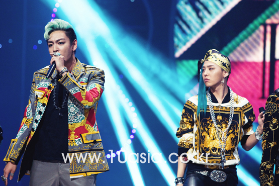 Big Bang member T.O.P (left) and G-Dragon (right) [Chae Ki-won/10Asia]