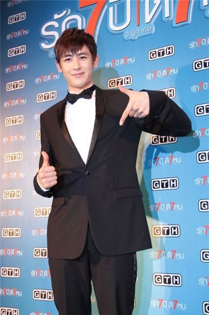 2PM's Nichkhun at the special screening for "Seven Something" held in Thailand on July 19, 2012. [JYP Entertainment]