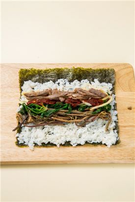 「오늘의 레시피」나물 김밥