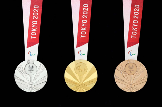 욱일기 문양을 연상케 한다는 논란이 불거진 2020 도쿄 패럴림픽 메달[사진=도쿄패럴림픽 조직위원회 홈페이지]
