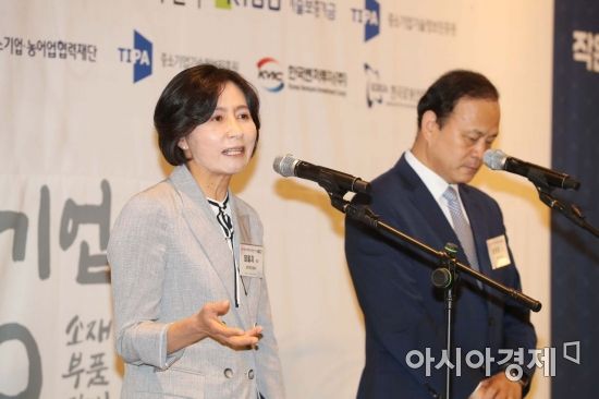 [포토]발언하는 임일지 대주전자재료 대표 