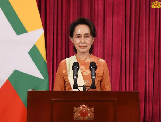 Aung San Suu Kyi Detained Myanmar National Advisor (Complementary)