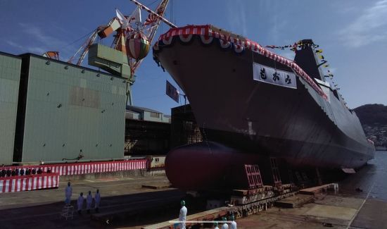 일본 미쓰비시 중공업, 내년부터 신형 스텔스 호위함 발사 …