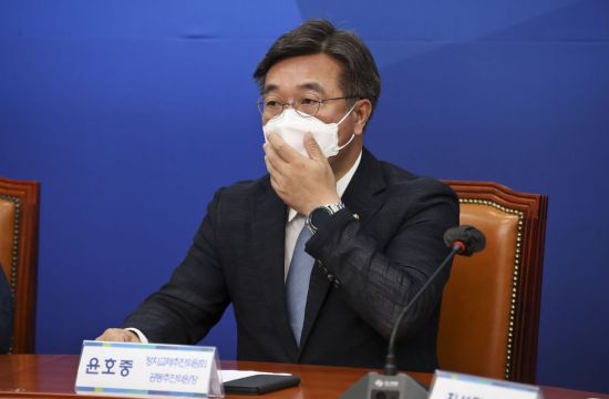 윤호중, 박지현 '586 용퇴' 쇄신안 관련 "논의된 적 없다"