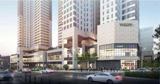 대단지 대로변 프리미엄 누리는 상업시설 '빌리브 라디체 더플레이스 ...