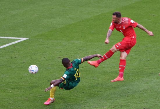 'G조' 스위스, 카메룬에 1-0 승리…'엠볼로 결승골'