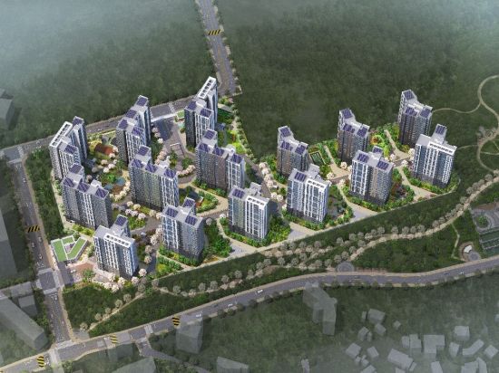 호반건설 컨소시엄 분양한 위파크 마륵공원 '완판' - 아시아경제