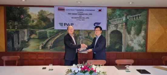 KR모터스, 태국 PAP 스마트 에너지와 전기이륜차 공급 계약 체결