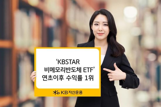‘KBSTAR 비메모리반도체액티브 ETF’ 국내주식형 중 수익률 1위