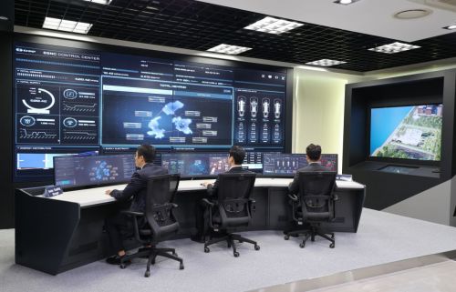 한국수력원자력 SSNC 통합관제센터의 내부 모습. 한국수력원자력 제공
