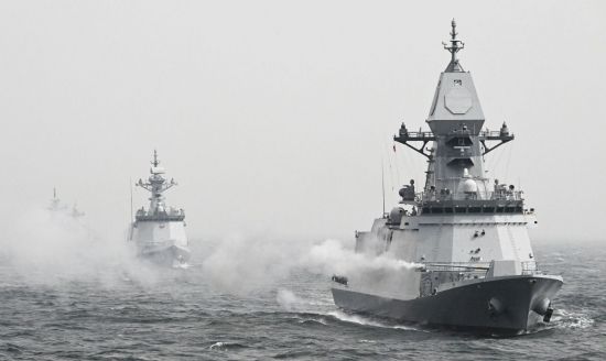한미, 대규모 연합·합동 해상기동훈련