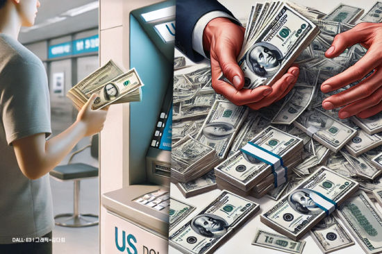 환율 뛰자 차익실현… 외화예금 잔액 석 달 만에 줄었다