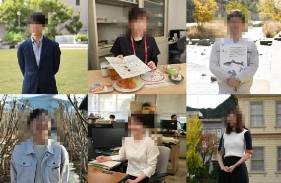 효고현청의 채용정보 사이트에 올라온 홍보용 사진