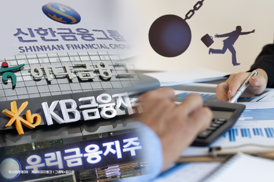 "먹고 살기 힘들어서"… 4대 금융, '빌려주고 못받는 돈' 확 늘었다
