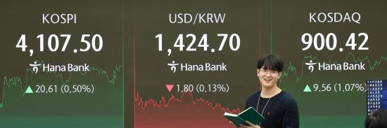 [마켓 ING]4000선 안착한 코스피, 실적과 경제지표에 주목