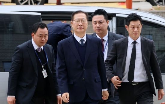 영장실질심사 출석 현장