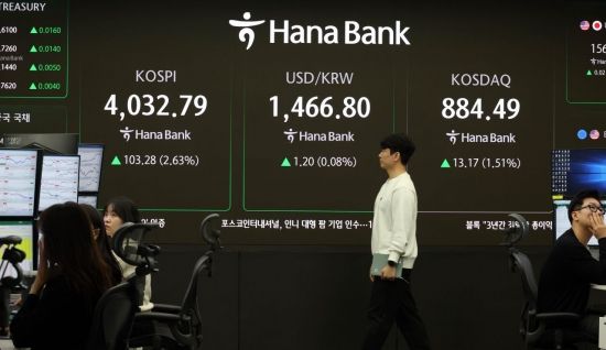 코스피, 미국발 훈풍에 4030선 회복…삼성전자·SK하이닉스 강세