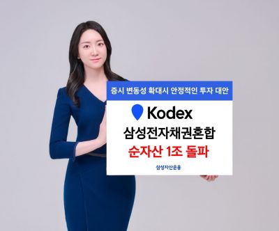 삼성운용, KODEX 삼성전자채권혼합 ETF 순자산 1조 돌파