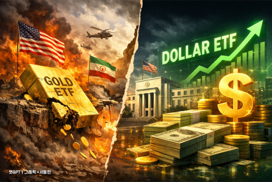 전쟁 소식에 사 모았는데 "1983년 이후 최악"…금ETF 지고 달러ETF 뜨고
