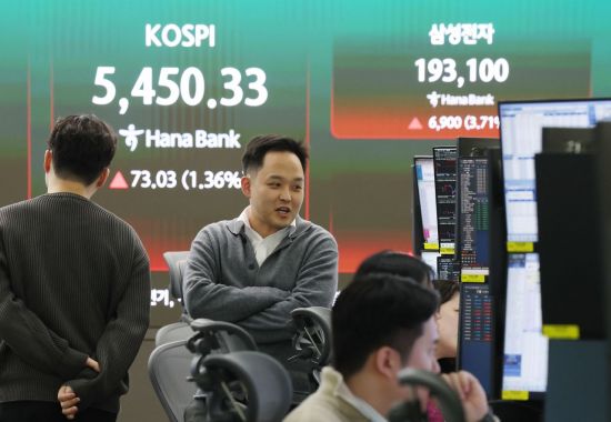 코스피, 기관 매수세에 1%대 상승 마감…코스닥은 하락