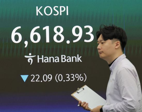 양시장 약보합 출발…코스피 6600선은 유지