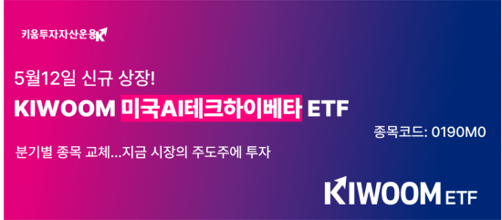 키움운용, 'KIWOOM 미국AI테크하이베타 ETF' 12일 상장