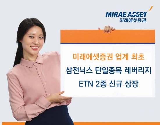 미래에셋증권, 삼전닉스 단일종목 레버리지 ETN 2종 신규 상장