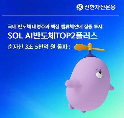신한운용, SOL AI반도체TOP2플러스 순자산 3조5천억 돌파