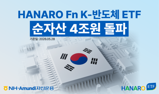 NH-Amundi운용 'HANARO Fn K-반도체 ETF' 순자산 4조 돌파