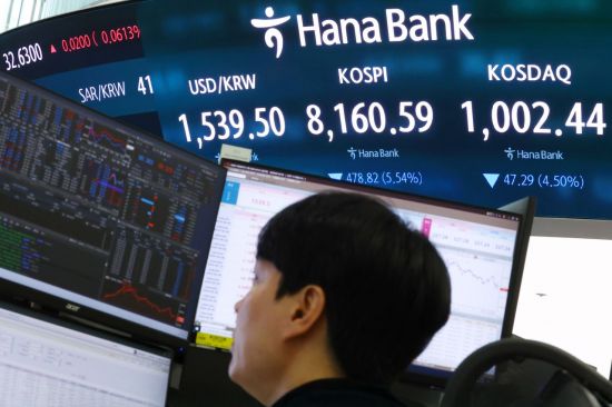 [마켓 ING]9000선 넘보다 8100선까지 밀린 코스피