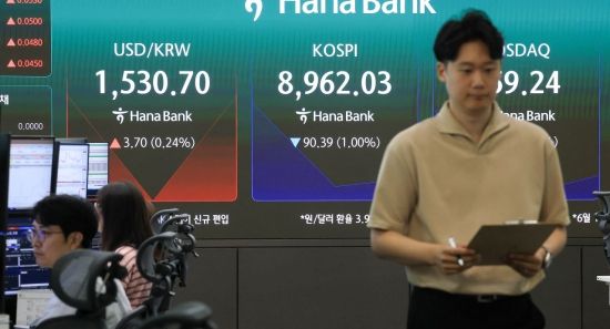 이틀 오르더니 또 '검은 금요일'…추락하는 코스피 6%대 급락, 매도 사이드카도 발동