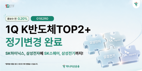 '1Q K반도체TOP2+' ETF, SK스퀘어·삼성전기 편입