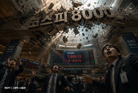 2조 내던진 외인…코스피 6%↓ 8000선 내줘