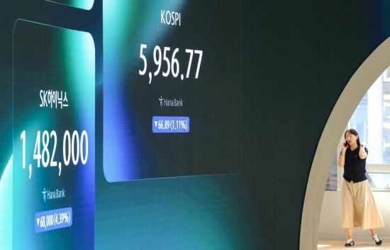 SK하이닉스 IR 실망감?…코스피 6000선도 위협(상보)