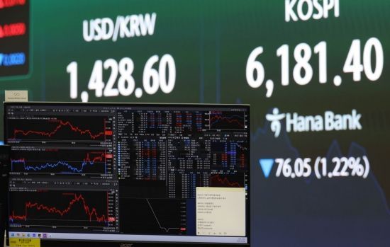 코스피, 장 초반 하락 딛고 횡보…삼전닉스 하락세 여전