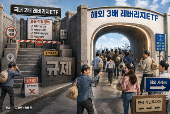 "폭락 매운맛보더니 간 커졌나" 2배 레버리지 막자 3배 짜리로 날아간 개미들