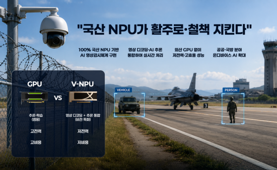 "국산 NPU가 활주로·철책 지킨다"…딥엑스, 공군 AI 경계감시체계 적용