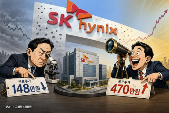 "SK하이닉스 148만원 vs 470만원"…같은 주식 두고 목표가 2배 넘게 벌어진 이유