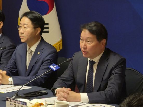 최태원 "글로벌 경쟁은 속도전…국회, 현장서 '플레잉 코치' 돼달라"