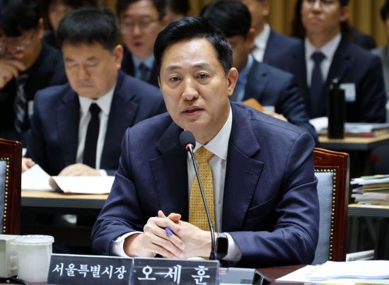 [2026국감]또 한강버스 공방… 오세훈, 리베이트 의혹에 "정치 공세"