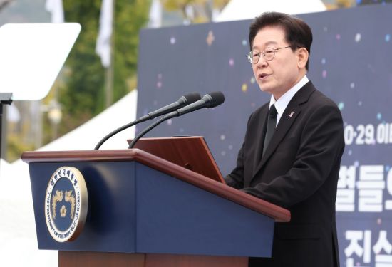 이태원참사 기억식 첫 참석…李 "다시는 국가 방임 희생 없도록"